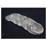 Lot of 10 40% Silver Kennedy Half Dollars