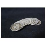 Lot of 10 Mercury Silver Dimes Mixed Dates