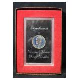 1974-S Rainbow Toned Silver Eisenhower Dollar