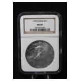 1992 Certified 1oz .999 Silver Eagle