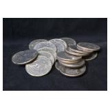 Lot of 20 Mixed Date Kennedy Half Dollars