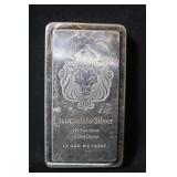 Vintage 10oz .999 Silver Scottsdale Bar