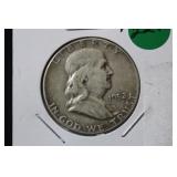 1952 Franklin Silver Half Dollar