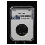 1964 Proof Kennedy Silver Half Dollar Certified