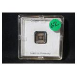 1gram .999 Silver Geiger Original Toned Bar