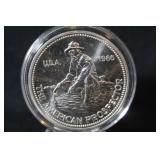 1oz .999 Silver ENGELHARD PROSPECTOR ROUND