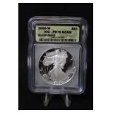 2006-W PR70 Certified 1oz .999 Silver Eagle