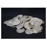 Lot of 50 Mixed Date Silver Roosevelt Dimes
