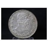 1959 Mexico Silver Un Peso Coin