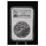2014 MS70 1oz .999 American Eagle Certified