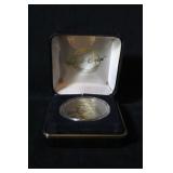 1oz .999 Silver w/Gold Plating Chipper Jones Round