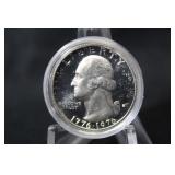 1976 Proof Cameo Bicentennial Washington Quarter