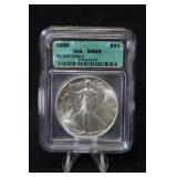 1986 Certified 1oz .999 Silver Eagle