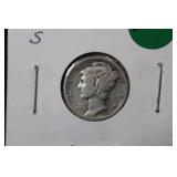 1930-S Mercury Silver Dime