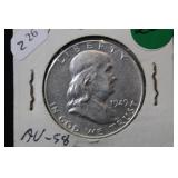 1949 Franklin Silver Half Dollar
