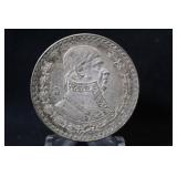 1959 Mexico Silver Un Peso Coin