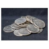 Lot of 20 Mixed Date Kennedy Clad Half Dollars