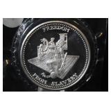 1oz .999 Johnson Matthey Silver Round in Package