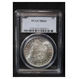 1885 MS64 Morgan Silver Dollar Certified