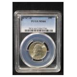 1947-D MS66 Washington Silver Quarter
