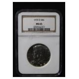 1970-D MS65 Kennedy Half Dollar