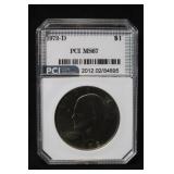 1972-D Certified Eisenhower Dollar