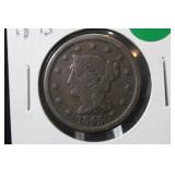 1845 Large Cent Coin