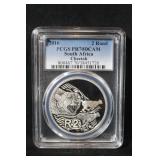 2016 PR70 South Africa 1oz .999 Silver Cheetah