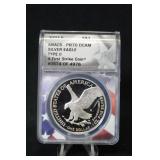 2021-S PR70 Certified 1oz .999 Silver Eagle