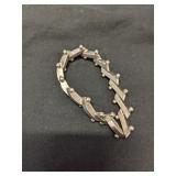 .925 Silver Heavy 8" Bracelet   43.66g