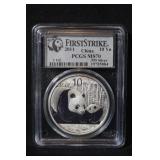 2011 MS70 1oz .999 Silver Chinese Panda