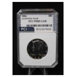 1964 Proof Accented Hair Kennedy Silver Half