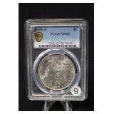 1890-S Certified Morgan Silver Dollar