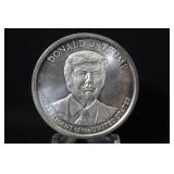 1oz .999 Silver President Trump Round