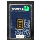 1/10thoz .9999 Pure Gold Bar