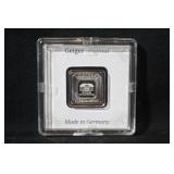 5gram .999 Pure Silver Geiger Original Bar