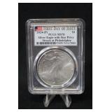 2024 MS70 Certified 1oz .999 Silver Eagle