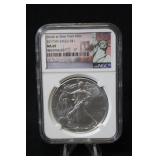 2017-W Certified 1oz .999 Silver Eagle