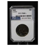 1963 Certified Proof Franklin Silver Half Dollar