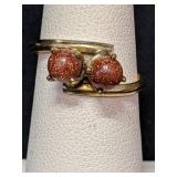 10K GF Goldstone Ring  Size 6
