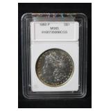 1880-P Certified Morgan Silver Dollar