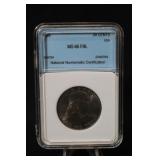 1948 Certified Franklin Silver Half Dollar