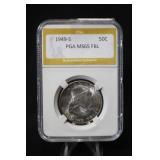 1949-S Franklin Silver Half Dollar