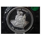 1oz .999 Johnson Matthey Silver Round in Package