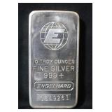 10oz .999 Silver ENGELHARD Bar in Original Package