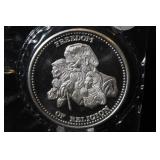 1oz .999 Johnson Matthey Silver Round in Package