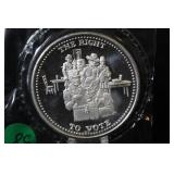 1oz .999 Johnson Matthey Silver Round in Package