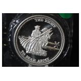 1oz .999 Johnson Matthey Silver Round in Package