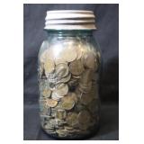 8 + Pounds Unsearched Wheat Cents