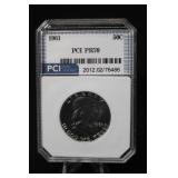 1961 Proof Franklin Silver Half Dollar